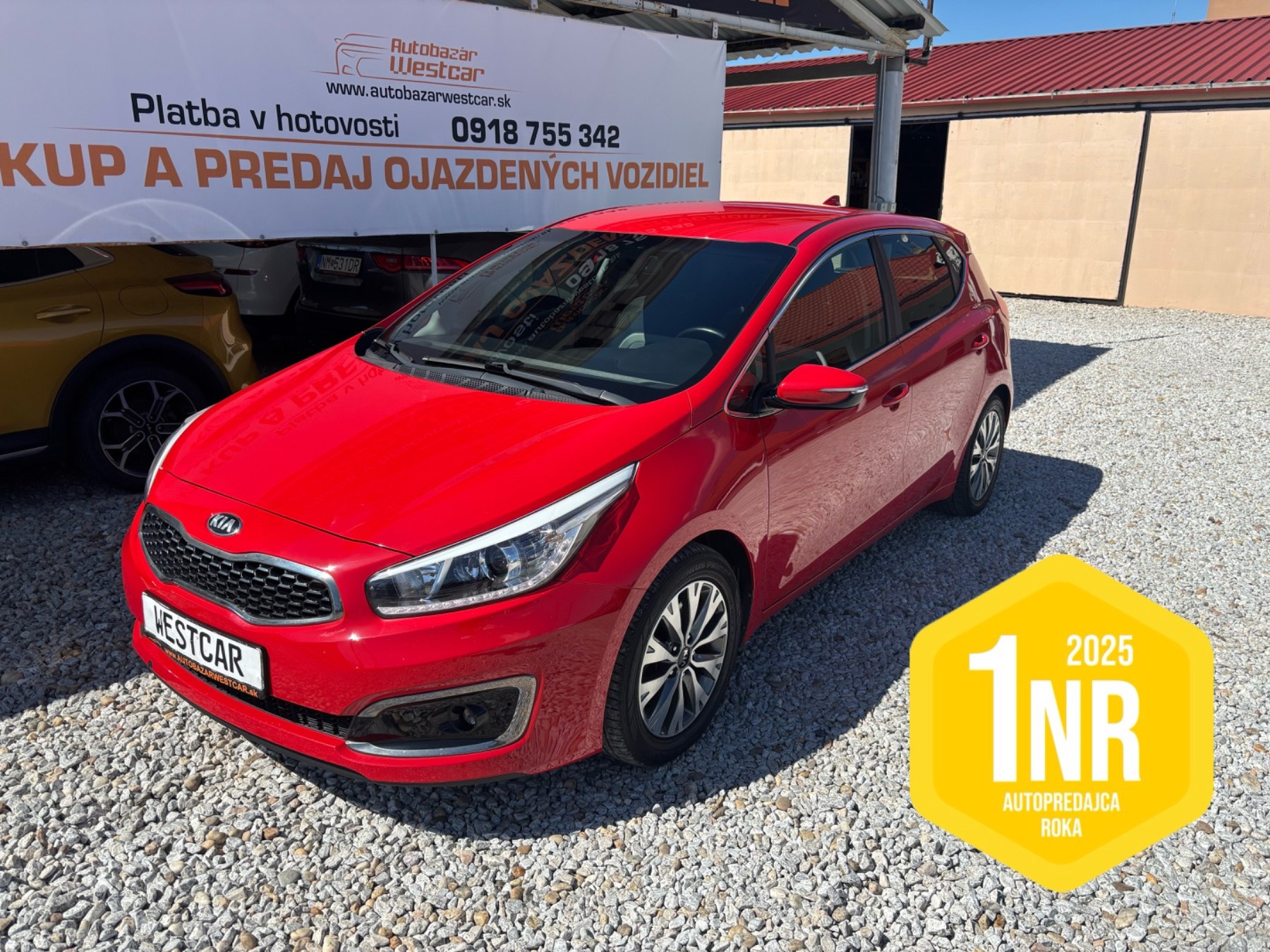 Kia Ceed 1.6 CRDi 81 kW manuál rok 2017, 92 583 km, Slovensko — foto 14 z 14