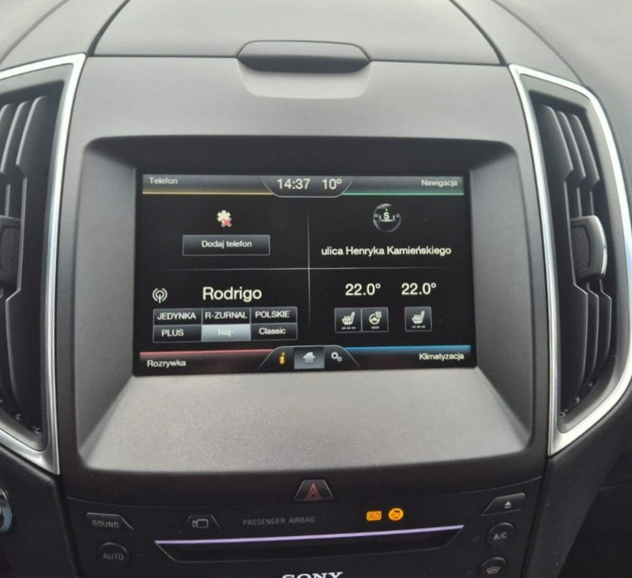 Ford Edge 4x4 154 kW rok 2016, 165 400 km, Polsko — foto 12 z 21